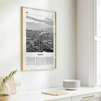Napoli Print Black and White, Napoli Wall Art, Napoli Poster, Napoli Photo, Napoli Wall Décor, Napoli Map, Italia