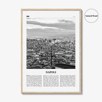 Napoli Print Black and White, Napoli Wall Art, Napoli Poster, Napoli Photo, Napoli Wall Décor, Napoli Map, Italia