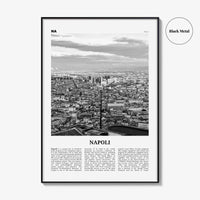 Napoli Print Black and White, Napoli Wall Art, Napoli Poster, Napoli Photo, Napoli Wall Décor, Napoli Map, Italia