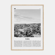 Nara Travel B&W Poster