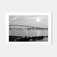 Narragansett Landscape B&W Poster