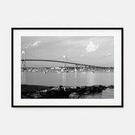 Narragansett Landscape B&W Poster