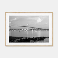 Narragansett Landscape B&W Poster