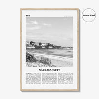 Narragansett Print Black and White No 1, Narragansett Wall Art, Narragansett Poster, Narragansett Photo, Narragansett Décor, Rhode Island