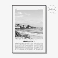 Narragansett Print Black and White No 1, Narragansett Wall Art, Narragansett Poster, Narragansett Photo, Narragansett Décor, Rhode Island