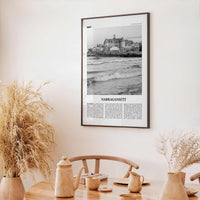 Narragansett Print Black and White No 2, Narragansett Wall Art, Narragansett Poster, Narragansett Photo, Narragansett Décor, Rhode Island