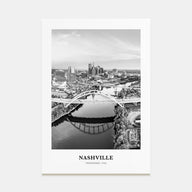 Nashville Portrait B&W No 1 Poster