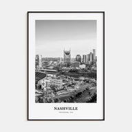 Nashville Portrait B&W No 2 Poster