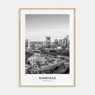 Nashville Portrait B&W No 2 Poster