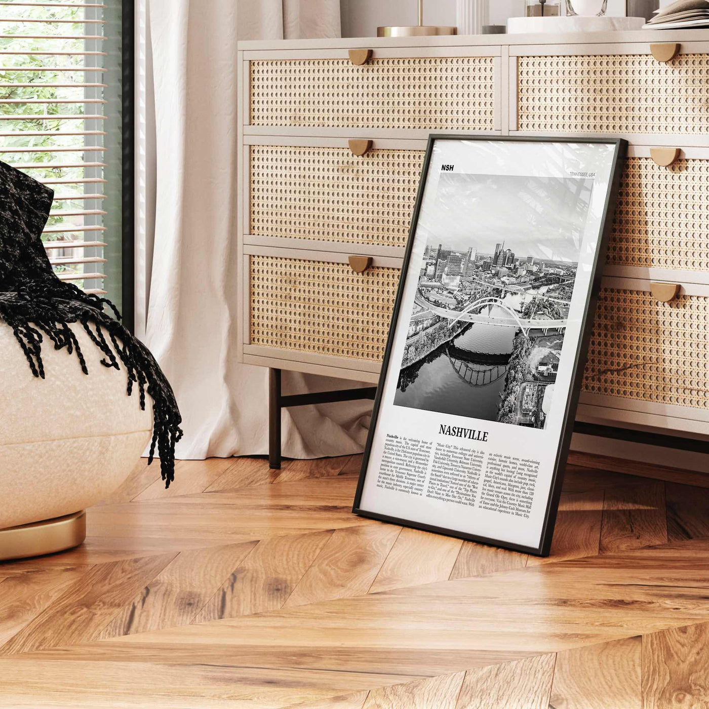 Nashville Print Black and White No 1, Nashville Wall Art, Nashville Poster, Nashville Photo, Tennessee, USA, United States, North America