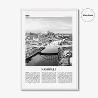 Nashville Print Black and White No 1, Nashville Wall Art, Nashville Poster, Nashville Photo, Tennessee, USA, United States, North America