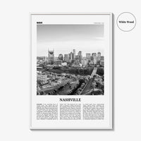 Nashville Print Black and White No 2, Nashville Wall Art, Nashville Poster, Nashville Photo, Tennessee, USA, United States, North America
