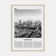 Nashville Travel B&W No 2 Poster