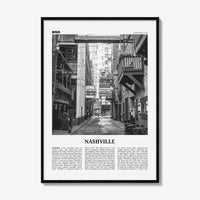 Nashville Print Black and White No 3, Nashville Wall Art, Nashville Poster, Nashville Photo, Tennessee, USA, United States, North America