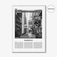 Nashville Print Black and White No 3, Nashville Wall Art, Nashville Poster, Nashville Photo, Tennessee, USA, United States, North America