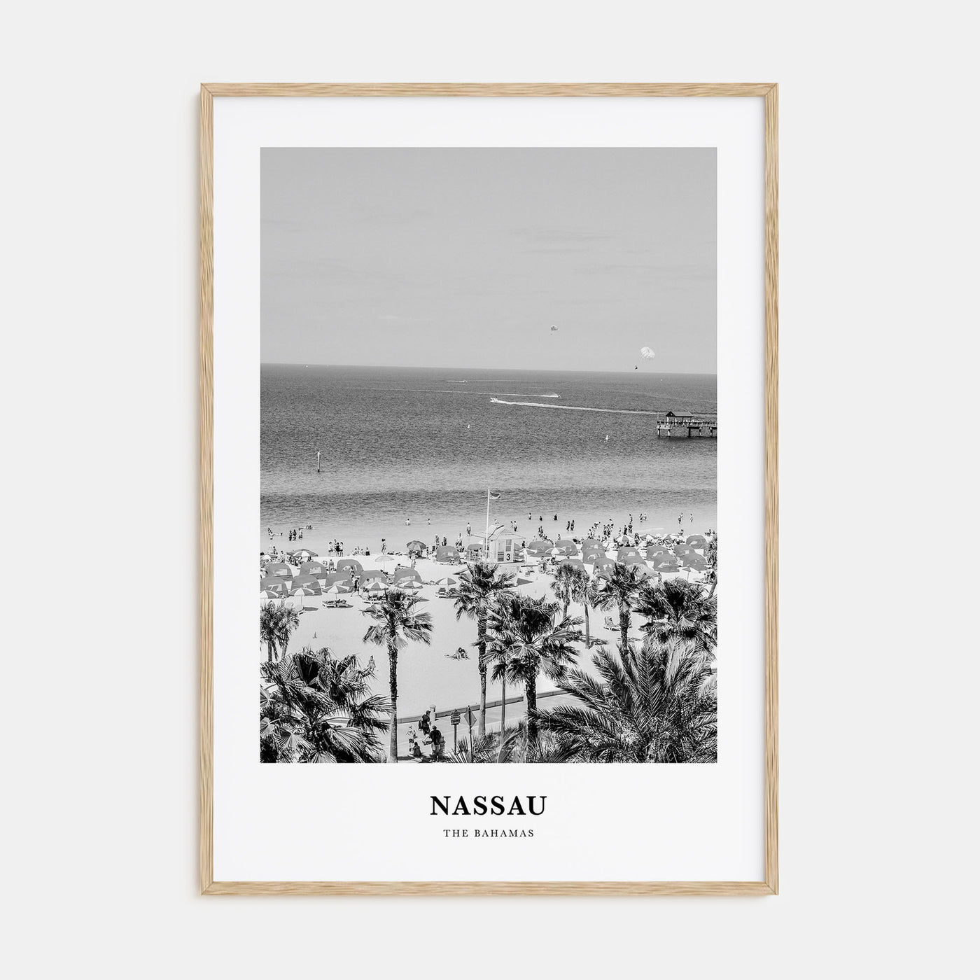 Nassau Portrait B&W Poster