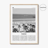 Nassau Print Black and White, Nassau Wall Art, Nassau Poster, Nassau Photo, Nassau Wall Décor, The Bahamas, New Providence