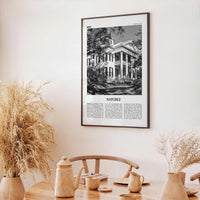 Natchez Print Black and White, Natchez Wall Art, Natchez Poster, Natchez Photo, Natchez Wall Décor, Natchez Map, Mississippi, USA