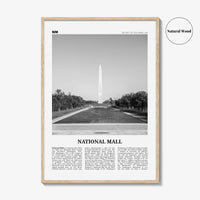National Mall Print Black and White, National Mall Wall Art, National Mall Poster, National Mall Photo, National Mall Wall Décor