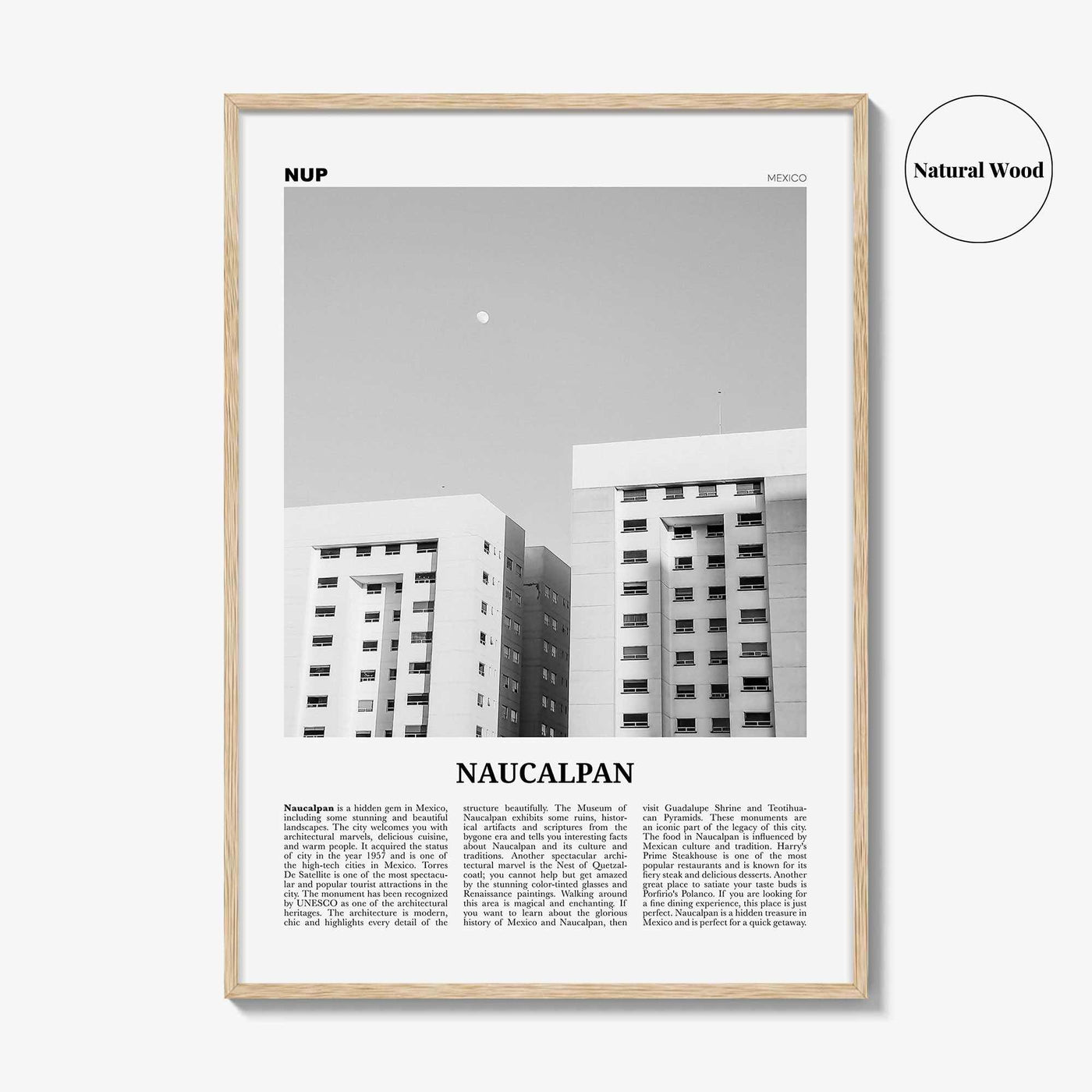 Naucalpan Print Black and White, Naucalpan Wall Art, Naucalpan Poster, Naucalpan Photo, Naucalpan Wall Décor, Mexico