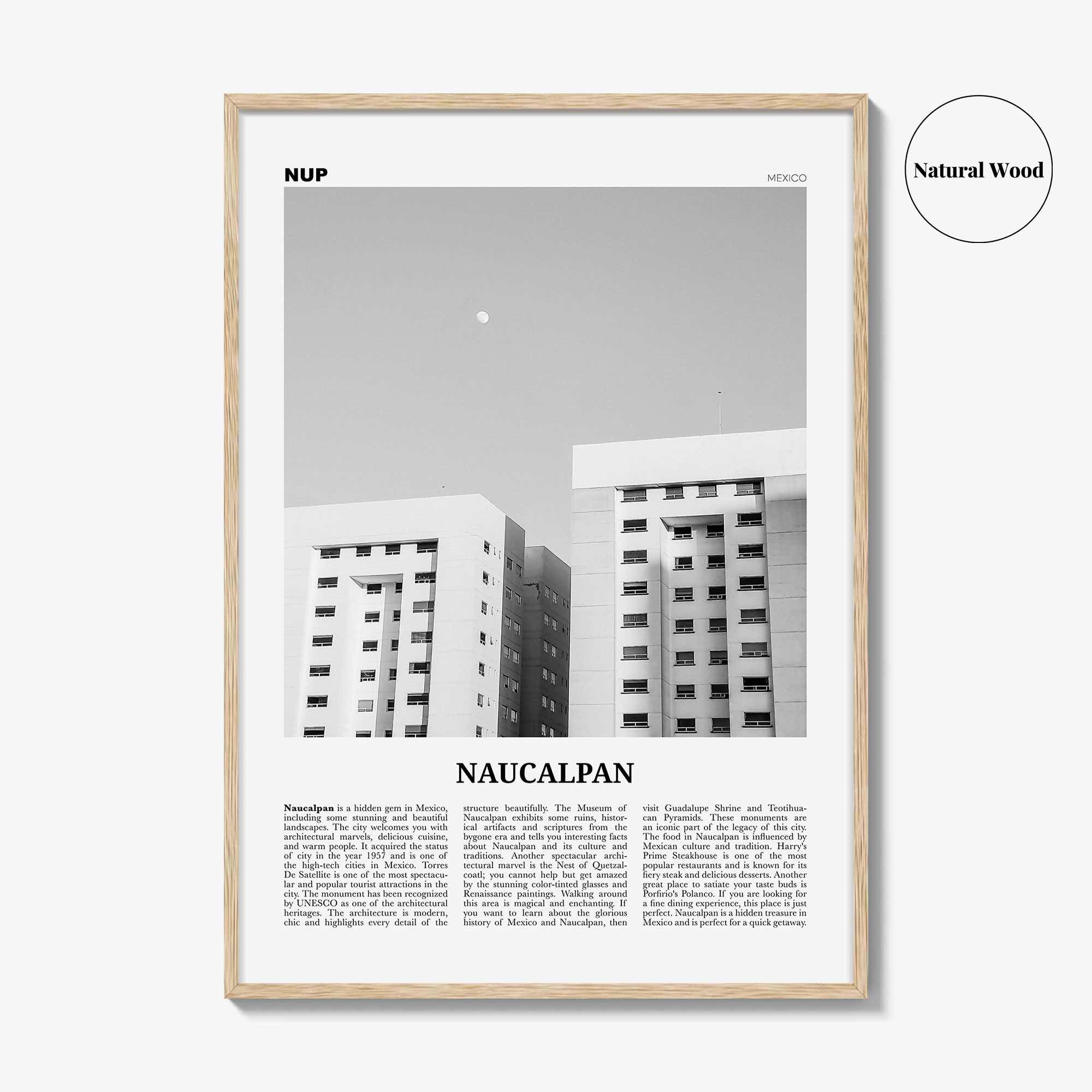 Naucalpan Print Black and White, Naucalpan Wall Art, Naucalpan Poster, Naucalpan Photo, Naucalpan Wall Décor, Mexico