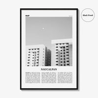Naucalpan Print Black and White, Naucalpan Wall Art, Naucalpan Poster, Naucalpan Photo, Naucalpan Wall Décor, Mexico