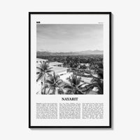 Nayarit Print Black and White, Nayarit Wall Art, Nayarit Poster, Nayarit Photo, Nayarit Wall Décor, Mexico, Tepic