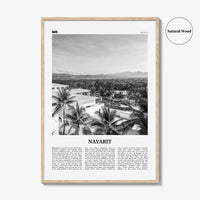 Nayarit Print Black and White, Nayarit Wall Art, Nayarit Poster, Nayarit Photo, Nayarit Wall Décor, Mexico, Tepic