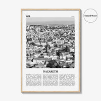 Nazareth Print Black and White No 1, Nazareth Wall Art, Nazareth Poster, Nazareth Photo, Nazareth Wall Décor, an-Nāṣira, Natzrat, Israel