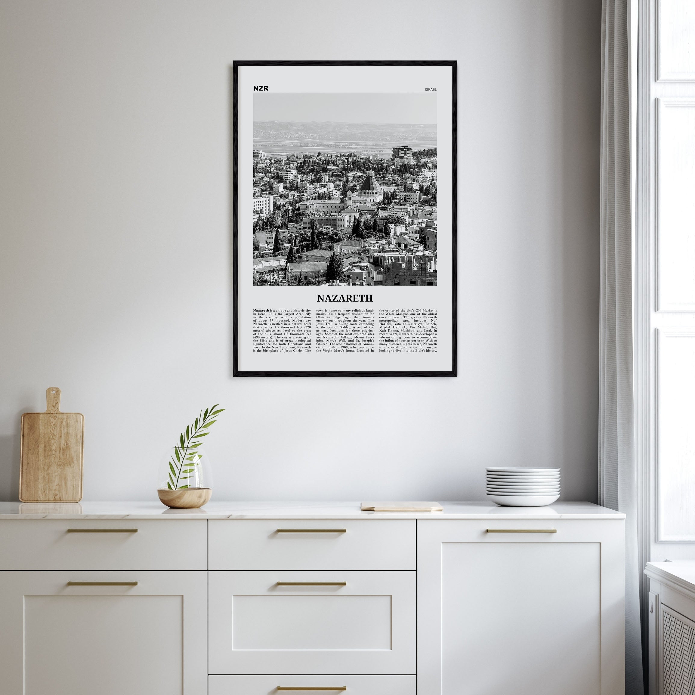 Nazareth Travel B&W No 2 Poster