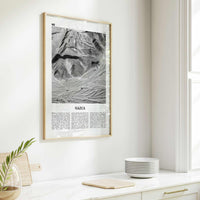 Nazca Print Black and White, Nazca Wall Art, Nazca Poster, Nazca Photo, Nazca Wall Décor, Peru