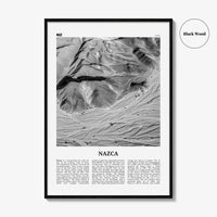 Nazca Print Black and White, Nazca Wall Art, Nazca Poster, Nazca Photo, Nazca Wall Décor, Peru