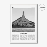 Nebraska Print Black and White No 2, Nebraska Wall Art, Nebraska Poster, Nebraska Photo, Nebraska Wall Décor, Nebraska Map