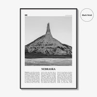 Nebraska Print Black and White No 2, Nebraska Wall Art, Nebraska Poster, Nebraska Photo, Nebraska Wall Décor, Nebraska Map