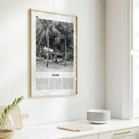 Negril Print Black and White, Negril Wall Art, Negril Poster, Negril Photo, Negril Décor, Jamaica, Jamaican parishes, Westmoreland, Hanover