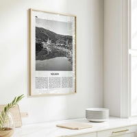 Nelson Print Black and White, Nelson Wall Art, Nelson Poster, Nelson Photo, Nelson Wall Décor, Nelson Map, New Zealand