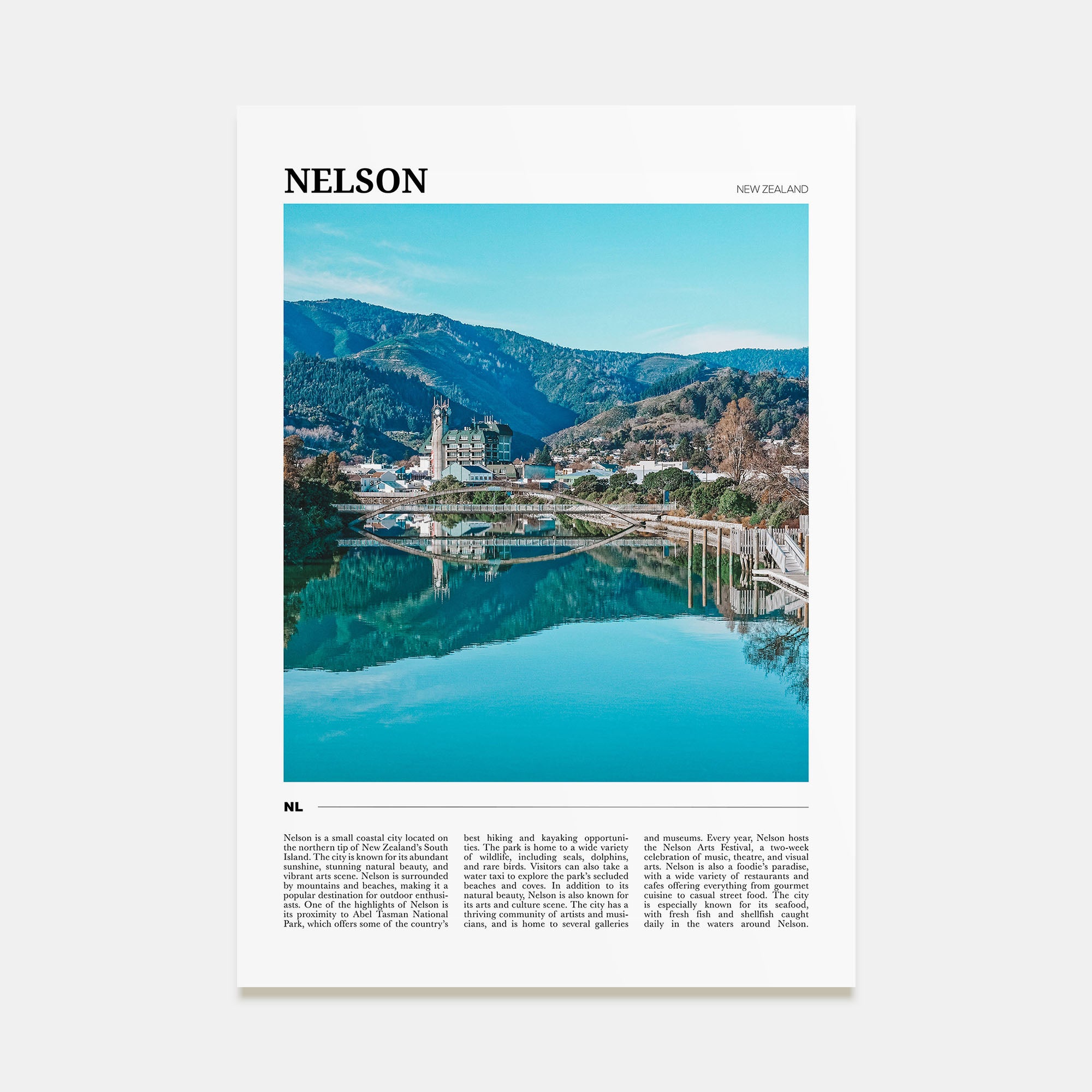 Nelson Travel Color Poster