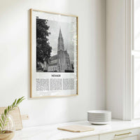 Nenagh Print Black and White, Nenagh Wall Art, Nenagh Poster, Nenagh Photo, Nenagh Wall Décor, Nenagh Map, Ireland