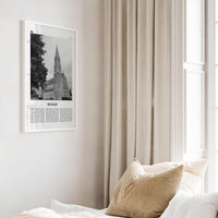 Nenagh Print Black and White, Nenagh Wall Art, Nenagh Poster, Nenagh Photo, Nenagh Wall Décor, Nenagh Map, Ireland