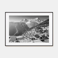 Nepal Landscape B&W Poster