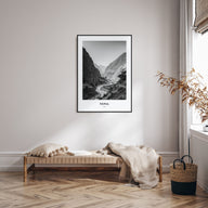 Nepal Portrait B&W No 1 Poster