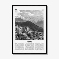 Nepal Print Black and White No 1, Nepal Wall Art, Nepal Poster, Nepal Photo, Nepal Wall Decor, Country Art Print, Kathmandu, Nepāl, Asia
