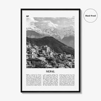 Nepal Print Black and White No 1, Nepal Wall Art, Nepal Poster, Nepal Photo, Nepal Wall Decor, Country Art Print, Kathmandu, Nepāl, Asia