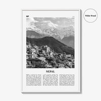 Nepal Print Black and White No 1, Nepal Wall Art, Nepal Poster, Nepal Photo, Nepal Wall Decor, Country Art Print, Kathmandu, Nepāl, Asia