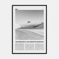 Neukirchen am Großvenediger Travel B&W Poster