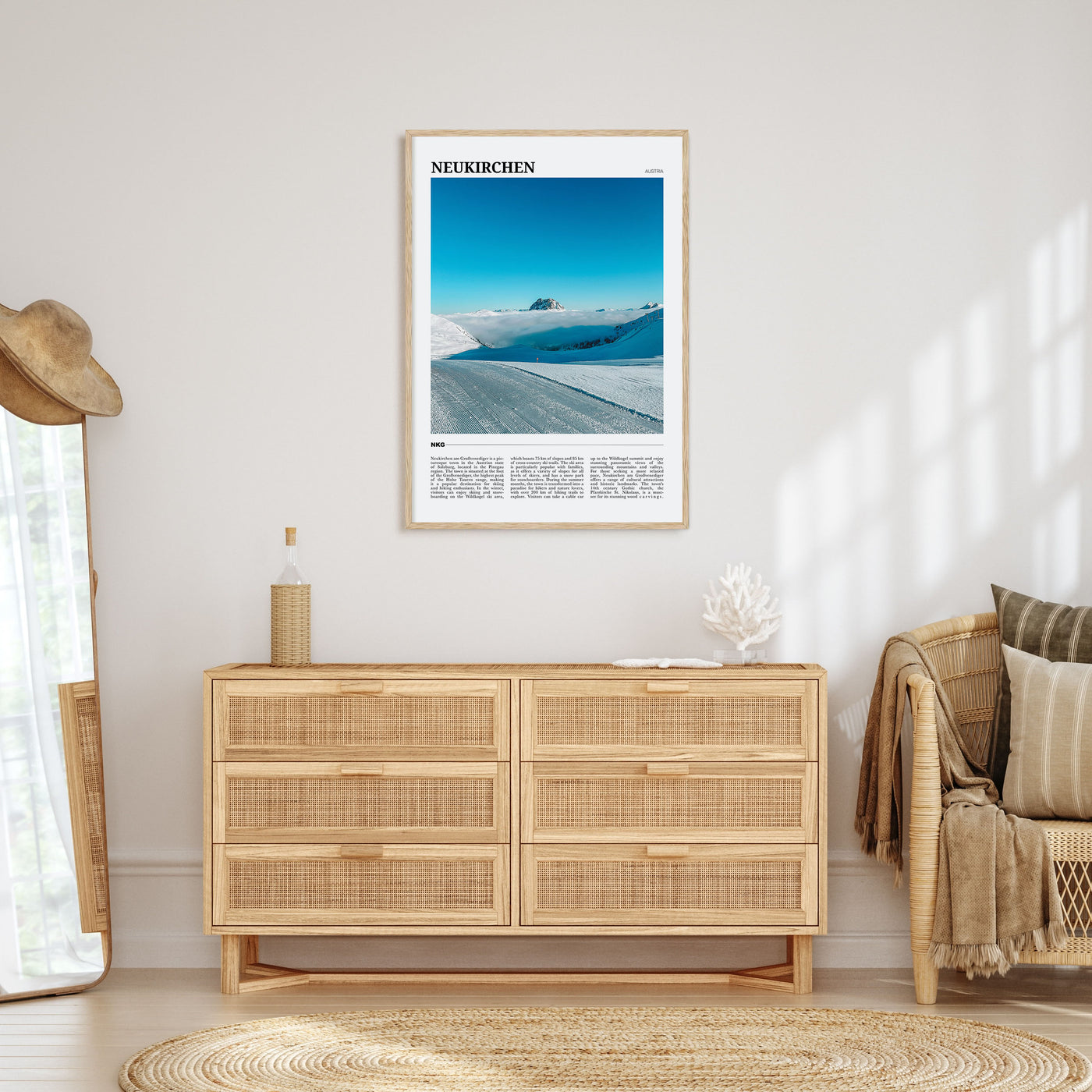Neukirchen am Großvenediger Travel Color Poster