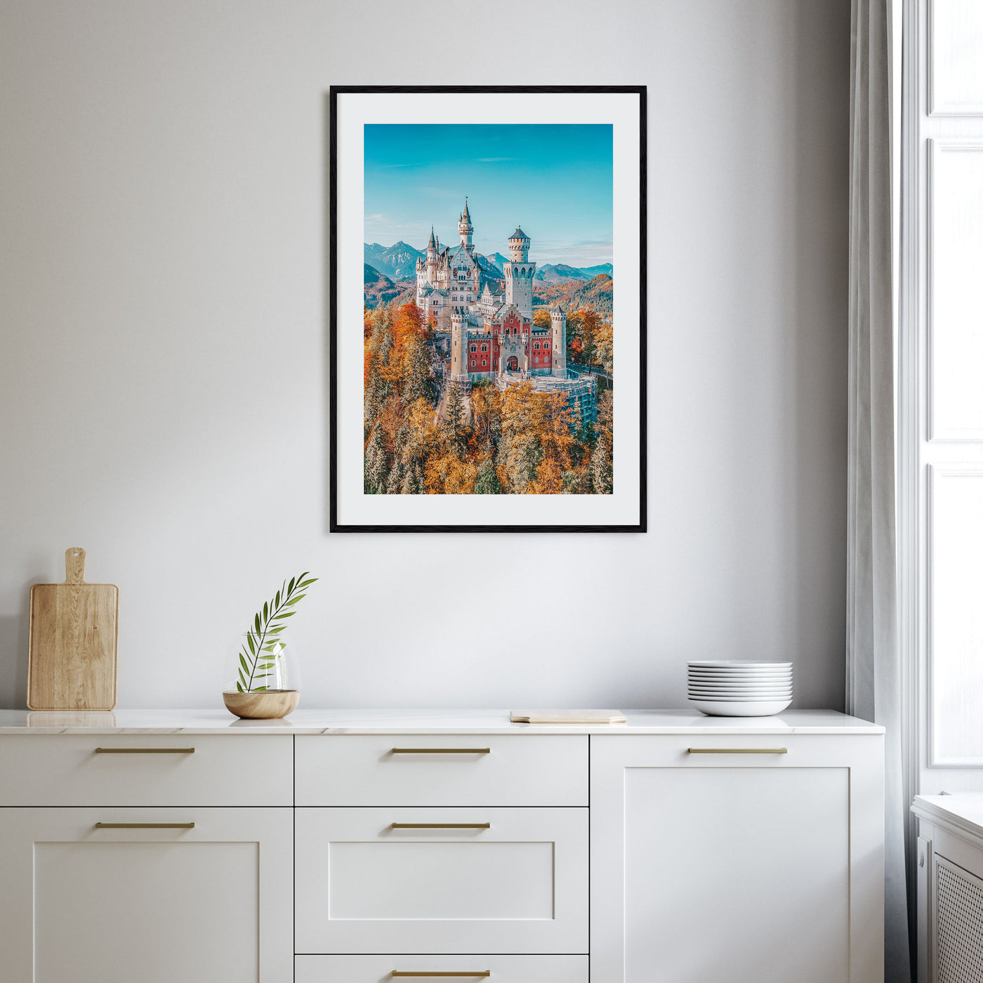 Neuschwanstein Castle Photo Color Poster