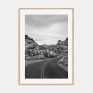 Nevada Photo B&W Poster