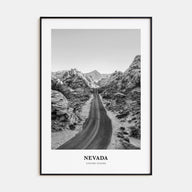 Nevada Portrait B&W Poster