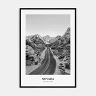 Nevada Portrait B&W Poster